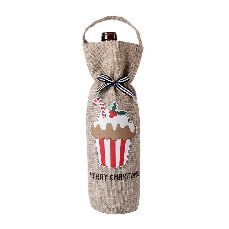 Christmas Decoration Supplies Bottle Cover - Bellarte Enchanté Christmas Decoration Supplies Bottle Cover